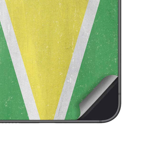Guyana Flag Distressed Galaxy S25 Plus Skin